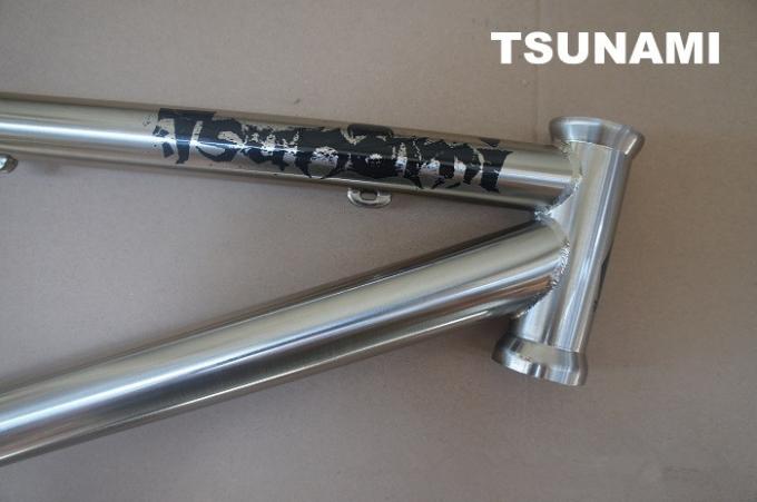 26er Chromolly Steel Dirtjump Frame Slope Style CR520 Titanium Chromed 12,5" schijfrem 1