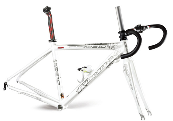 Superlicht aluminium fietsframe Lady Aero Road Bike Frame+Vork set KR210L Vrouwen 1,4kg 2