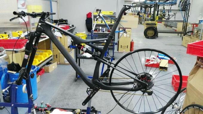 29er XC volledig geveerd carbon fietsframe 27.5 Plus carbon mountainbike MTB-frame 7