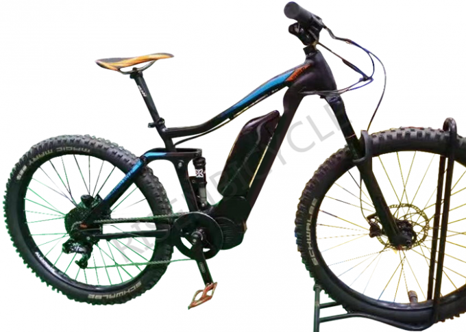 Boost 27.5er Elektrische fiets frame w/ Bafang 1000w Aluminium Alloy Suspension Mtb E-Bike 5