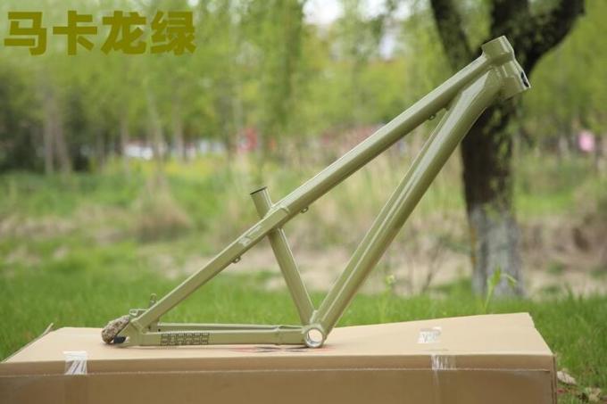 Chinees Goedkoop Aluminium Dirt Jumper 4X BMX Fiets Frame Horizontale Dropout Mountain Bike Hardtail Frame 0