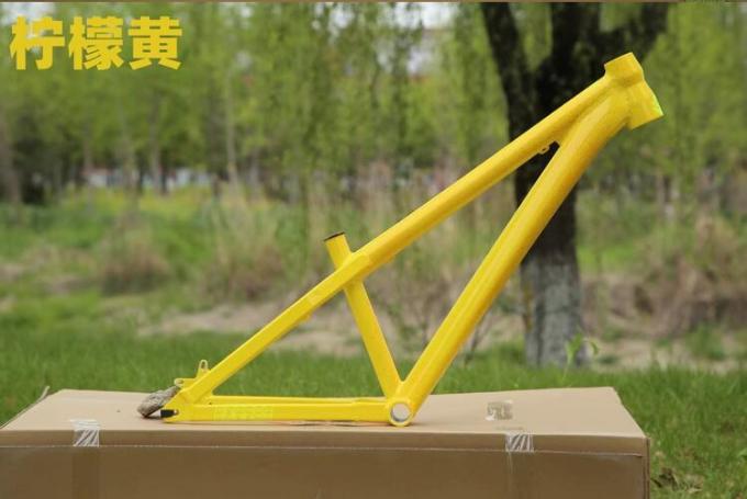 Chinees Goedkoop Aluminium Dirt Jumper 4X BMX Fiets Frame Horizontale Dropout Mountain Bike Hardtail Frame 2
