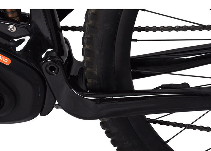 27.5Plus/29er Volle ophanging Carbon Electric Bike Frame Bafang Mid-drive Ebike Frame 1